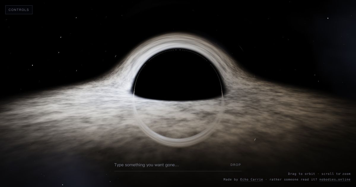 A luminous accretion disk bending around a black hole